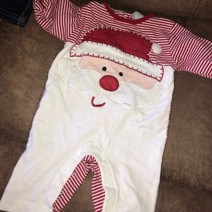 Little Boys one piece santa outfit!